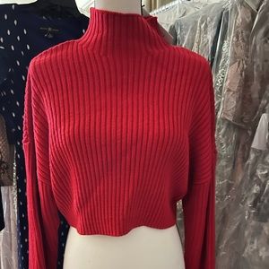 Sanctuary Clothing Women’s Knit Ribbed Cropped Sweater